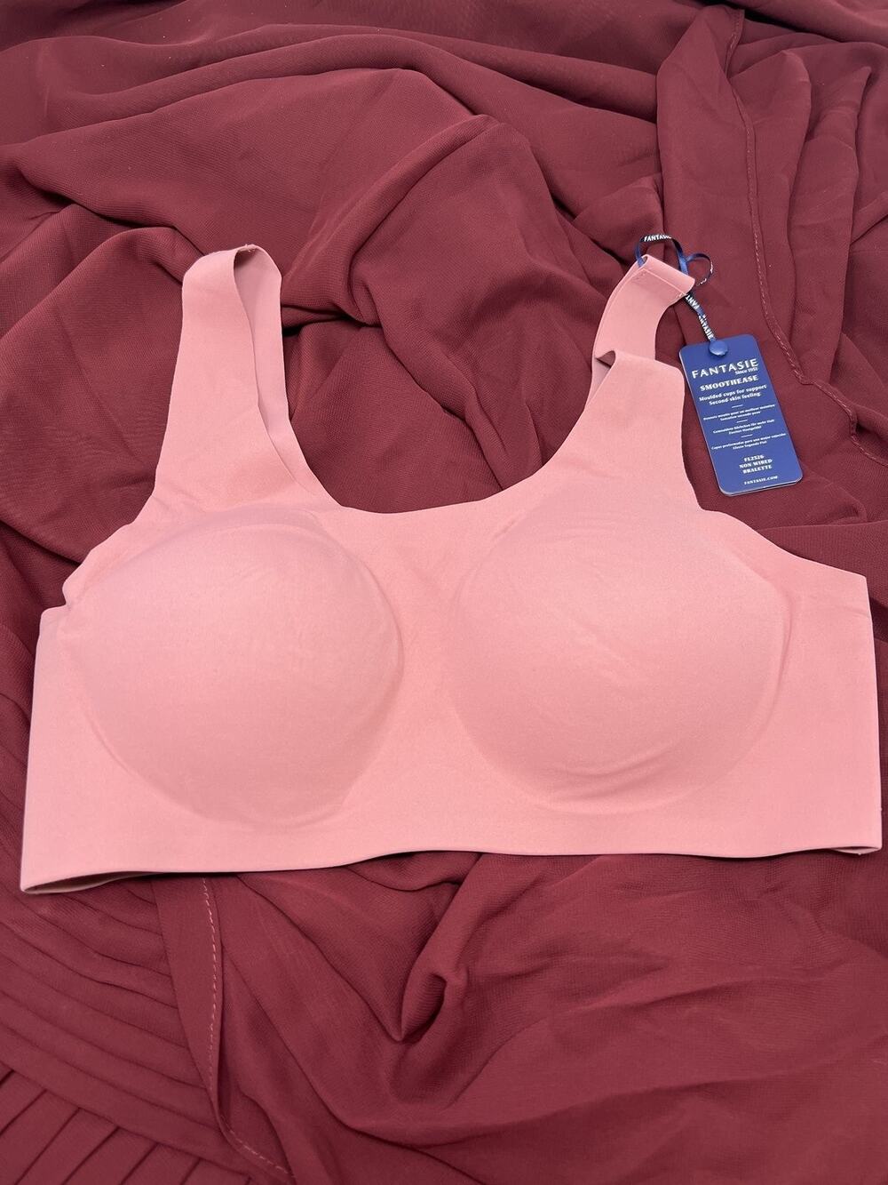 Fantasie NWT US S Rose FL2326 Smoothease Non Wired Moulded Bralette